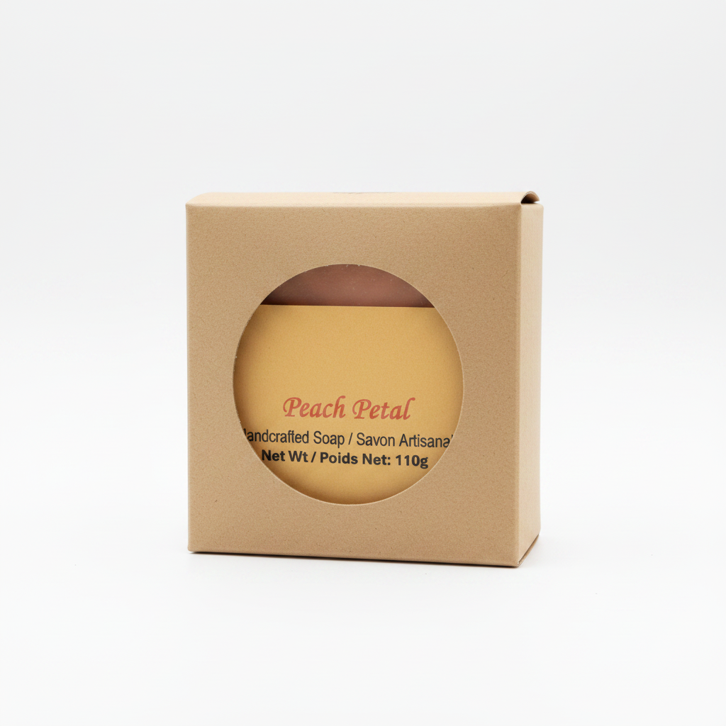 Peach Petal - cold process soap